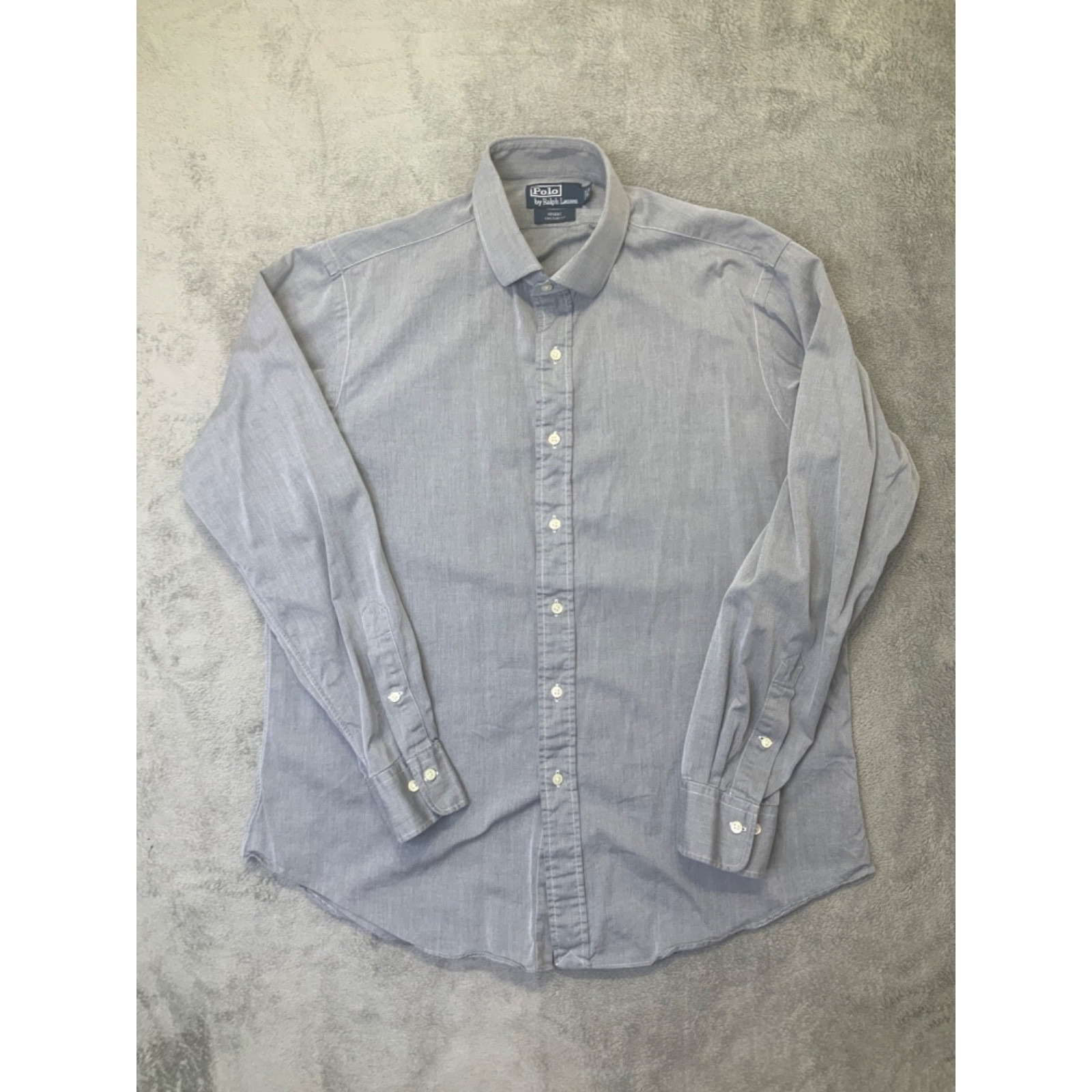 Polo Ralph Lauren Mens Custom Fit Dress Shirt 1653435  Euc